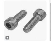 Hex Screw With Captured Washer Black 25x5mm