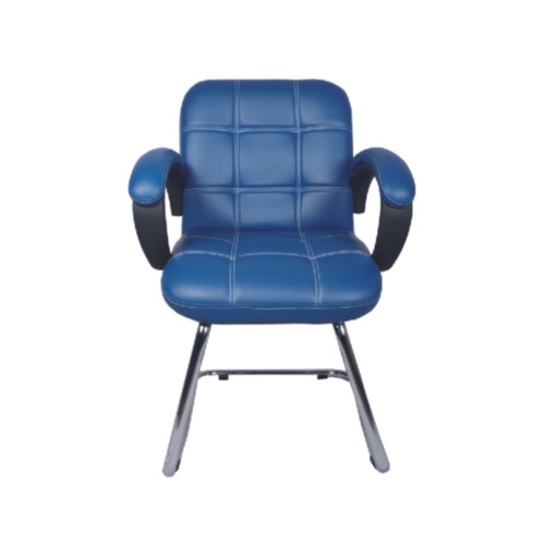 0166 Blue Azul Low Back Visitor Chair