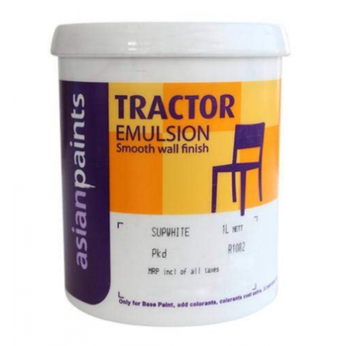 Asian Paints Tactor Emulsion 8296 Metalic Grey - 1 Ltr