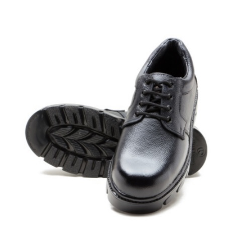 Step Strong Derby Black Steel Toe Safety Shoe, Size: 8