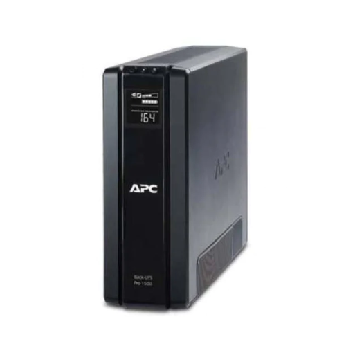 APC Line Interactive UPS1500VA With Inbuilt Batteries 12V/9AH, LCD Display, 1-Phase input and 1-Phase Output Supply Model: BR1500G-IN