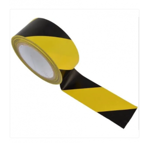 Zebra Floor Marking Tape 100 Mtr Roll (2 Inch & 1 Inch) Pack Of 5 Each Of 20 Mtr Roll