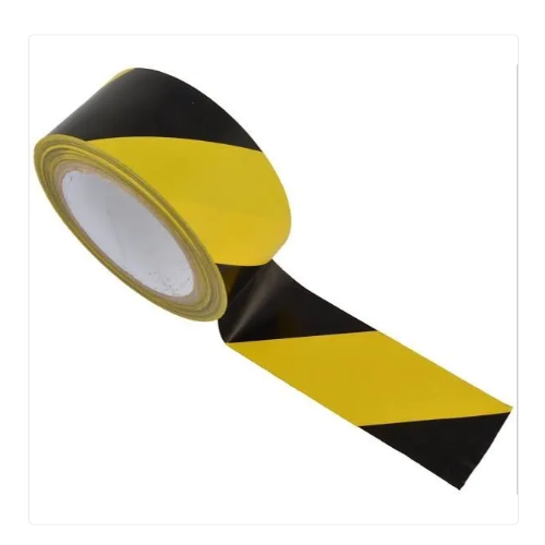 Zebra Floor Marking Tape 100 Mtr Roll (2 Inch & 1 Inch) Pack Of 5 Each Of 20 Mtr Roll