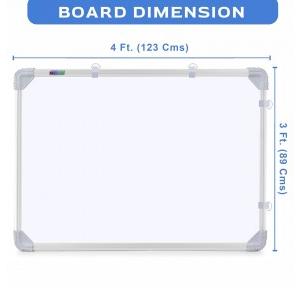 Board Super Deluxe Smooth Writing Phenolic Surface Cored With 12 mm Particle Non-Magnetic 3 X 4 Feet White