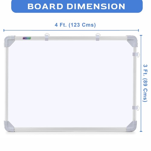 Board Super Deluxe Smooth Writing Phenolic Surface Cored With 12 mm Particle Non-Magnetic 3 X 4 Feet White