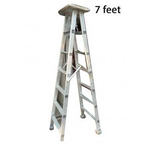 SJ Double Sided With Platform Ladder (Heavy Duty) Aluminum 7 Ft