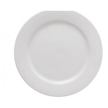 Clay Craft Dinner Plate Ceramic 10.5 Inch (2600mm) Plain White