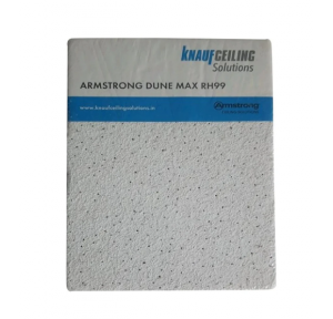 Armstrong Ceiling Tile Dune Max RH99 Tegular Tile 1200X600X20mm White Pack of 8