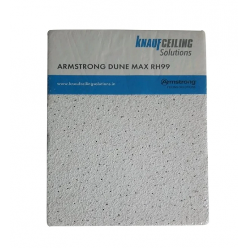 Armstrong Ceiling Tile Dune Max RH99 Tegular Tile 1200X600X20mm White Pack of 8