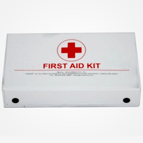 First Aid Box Metal Medium Acrylic Door