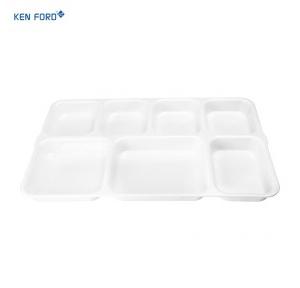 Kenford Tray DCT 1016 (PC) 7 Compartment Rectangle White Polycarbonate 10 X 16 Inch