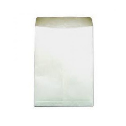 Plastic Laminated White Envelop, Size: 16x12 Inch (Pack of 100 Pcs)