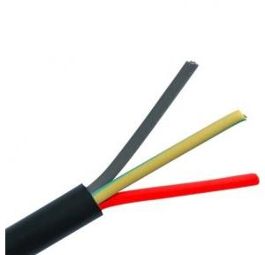 Polycab 1.5 Sqmm 3 Core Copper Flexible Insulated FRLS Cable Black 100 Mtr