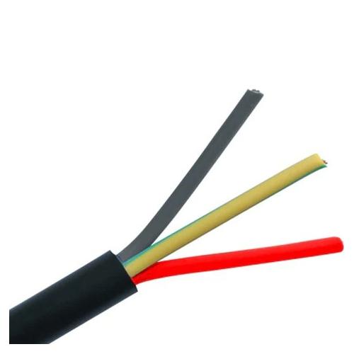 Polycab 1.5 Sqmm 3 Core Copper Flexible Insulated FRLS Cable Black 100 Mtr