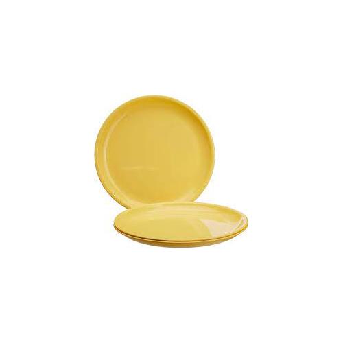 Signoraware Plate Microwave Safe Plate Yellow 11 Inch