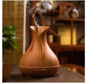 Electronic Ultrasonic Aroma Essential Oil Diffuser Big Pot Humidifier With Timer 400ml