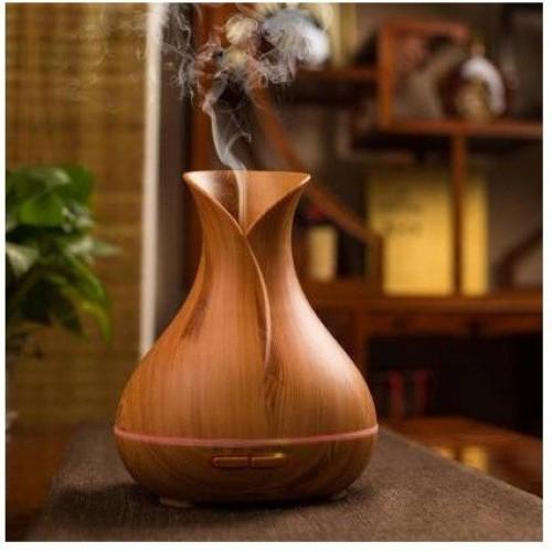 Electronic Ultrasonic Aroma Essential Oil Diffuser Big Pot Humidifier With Timer 400ml