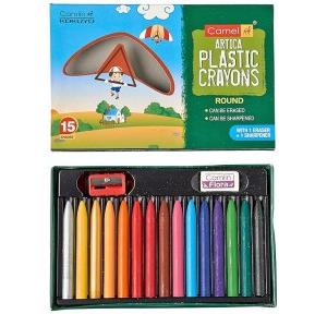 Camlin Plastic Crayon Artica 15 Shades