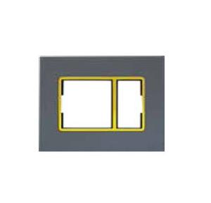 Anchor Penta 1 Module Gina Plates 65801B-G Black - Gold Chrome