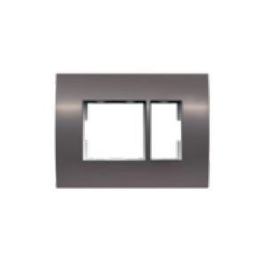 Anchor Penta 8 Module Horizontal Plates 65908CG Designer (Color Plates) Charcoal Grey