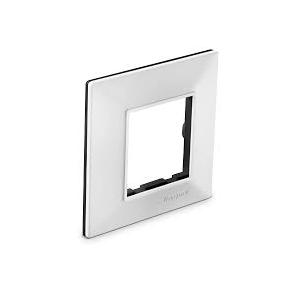 Honeywell Antiquity Metallic Front Plates W26332 Brushed Steel 2 Module (Pack of 5)