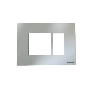 Honeywell Antiquity Metallic Front Plates W26333 Brushed Steel 3 Module (Pack of 5)