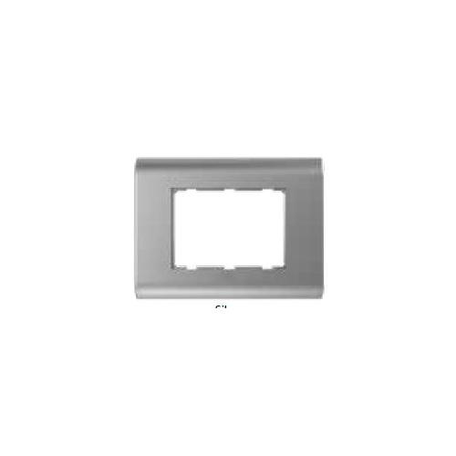 Anchor Roma Classic Lire Plate 35286SL 1 Module Silver