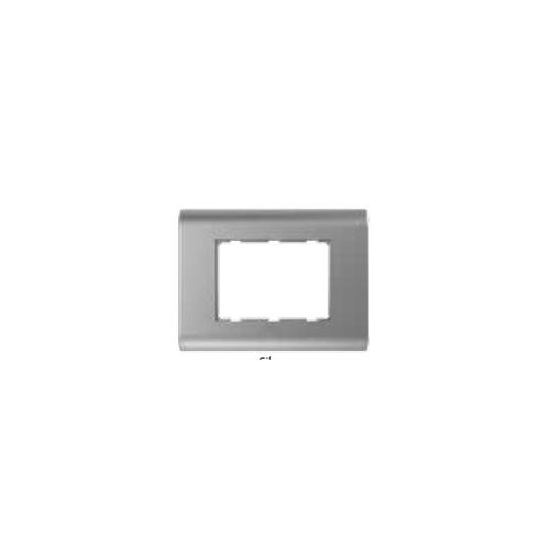 Anchor Roma Classic Lira Plate 35297SL 2 Module Silver