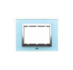 Anchor Roma Classic Vetro Glass Plate 30271GAB 12 Module (Aqua Blue)