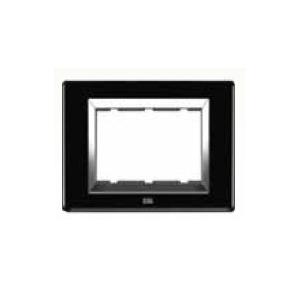 Anchor Roma Classic Vetro Glass Plate 30216GSB 1 Module (Space Black)