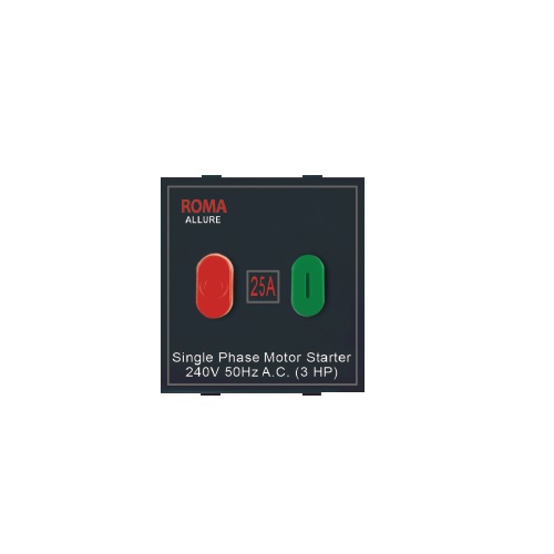 Anchor Roma Classic 25A Motor Starter Switch, 20405MB (Pack of 10)