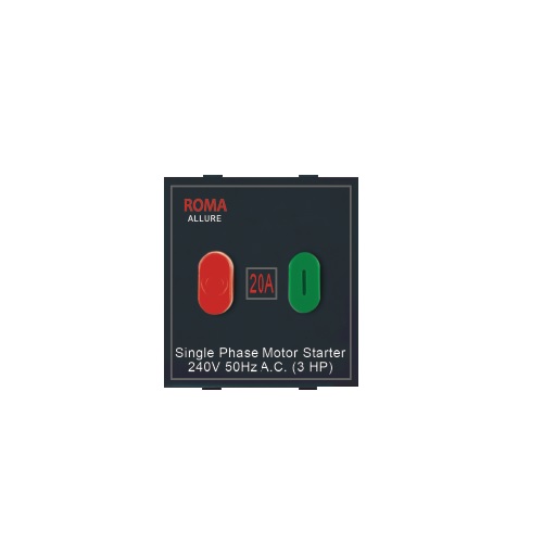 Anchor Roma Classic 20A Motor Starter Switch, 20427MB (Pack of 10)