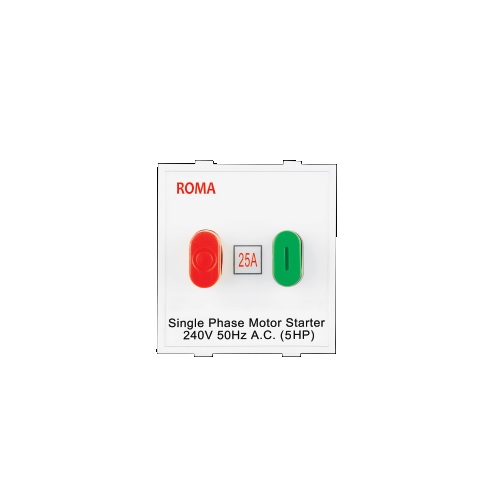 Anchor Roma Classic 25A Motor Starter Switch, 20405 (Pack of 10)