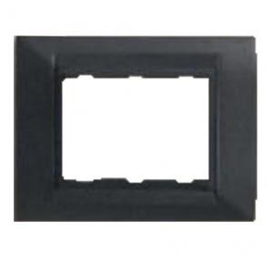 Anchor Roma Classic Tresa Plate With Base Frame 4 M, 30249MB (Matt Black)