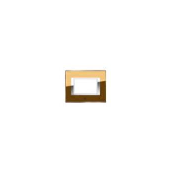 Anchor Roma Urban Cover Plate With Base Frame 66908MSC 8 Module Horizontal Starline Copper