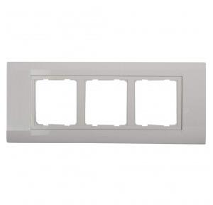 Anchor Roma Classic Tresa Plate With Base Frame 6M White 30250WH