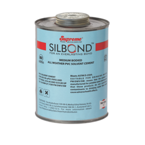 Supreme  UPVC Silbond Solvent Cement Medium Bodied 1ml