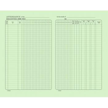 Trison Attendance Register O/B No 1 19.5 x 32.5 cm 56 Pages (Q1) 65 GSM