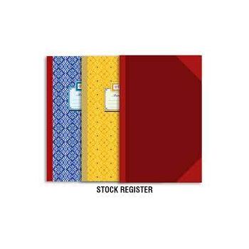 Trison Stock Register O/B No.1 19.5 x 32.5 cm 56 Pages (Q1) 65 GSM