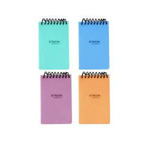 Trison Spiral Notebook No.1 7x11 cm 200 Pages 65 GSM