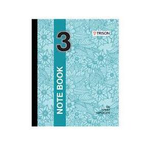 Trison Duplicate Book No. 3 (1/4) 22 x 27 cm 200 Sheets 65 GSM (Upper) | 60 GSM (Lower)