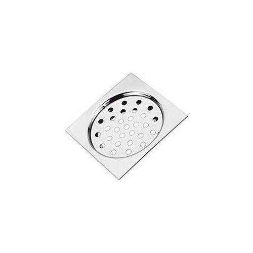 SS Plain Floor Drain Jali 4x4 Inch Square