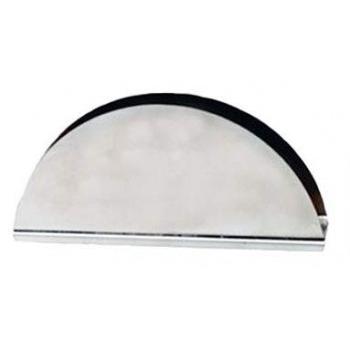 Napkin Holder D Shape Stainless Steel Size: 15 x 2 x 8 cm(6 inches) Colour: Silver