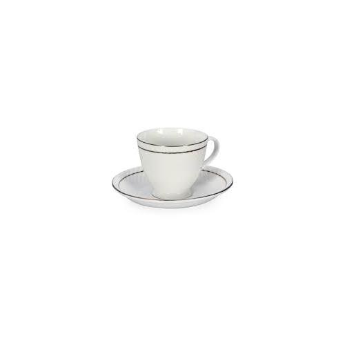 Clay Craft Tea and Cup Saucer GL110 With Gold Line Ceramic 220 ml