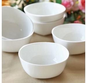 Clay Craft Bowl Small Solid White Ceramic 110ml