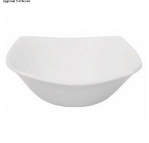 Clay Craft Serving Bowl Zen Solid White Dimension: 17.8 X 5.5 cm Ceramic 440ml