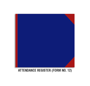 Saraswati Attendance Register U P Form No 12 (17x27) No 1