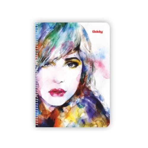 Oddy Metal Spiral Note Book MSP-A4-180 Size A4 (21x29.7)cm 1/4 180 Pages