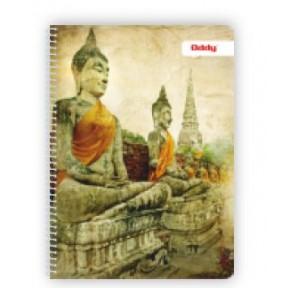 Oddy Metal Spiral Note Book MSP-B5-300-5S Size B5 (19x22.5)cm 1/6 300 Pages 3 Subject