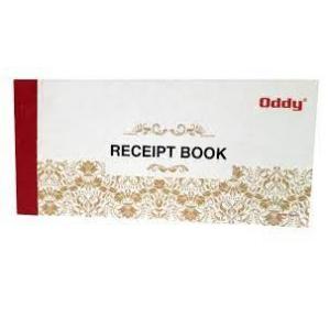 Oddy Receipt Book RB-01 Offset Printed Size 8.75x4.25 (50 Leaves)